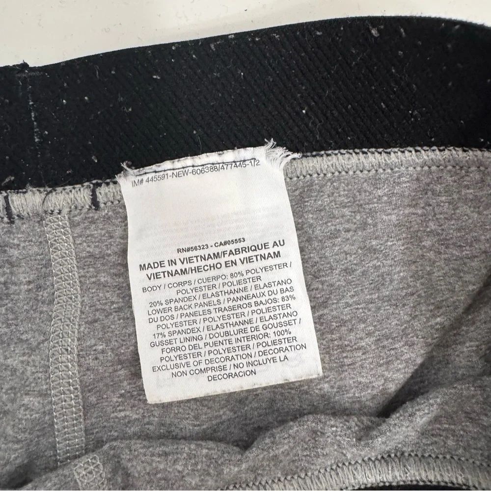 Nike Womens Pro Warm Training Tights Grey Dark Black 803102-063 Size Medium